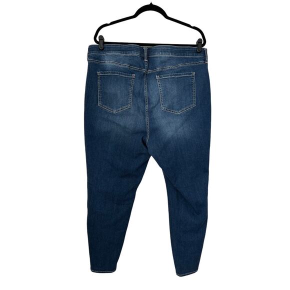 Torrid Jeans Womens Size 22S Premium Sky High Skinny Distressed Stretch Denim - Picture 4 of 13